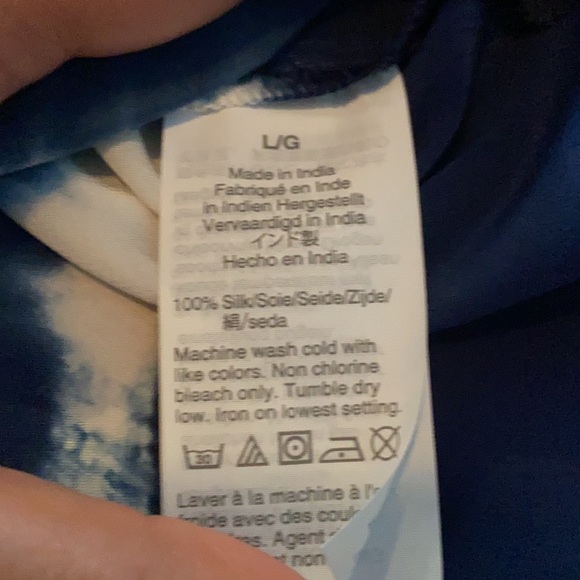 J Crew silk dye silk blouse - Picture 6 of 6